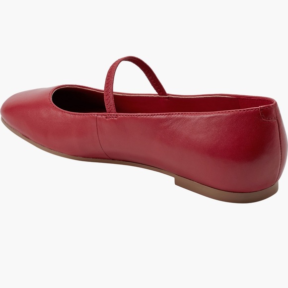 Marc Fisher LTD Urella Mary Jane Flats Red Leather size 8 $120 - Picture 12 of 16